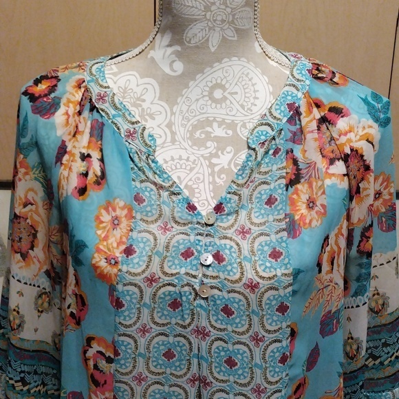 ND Blue  Blouse - Picture 2 of 7